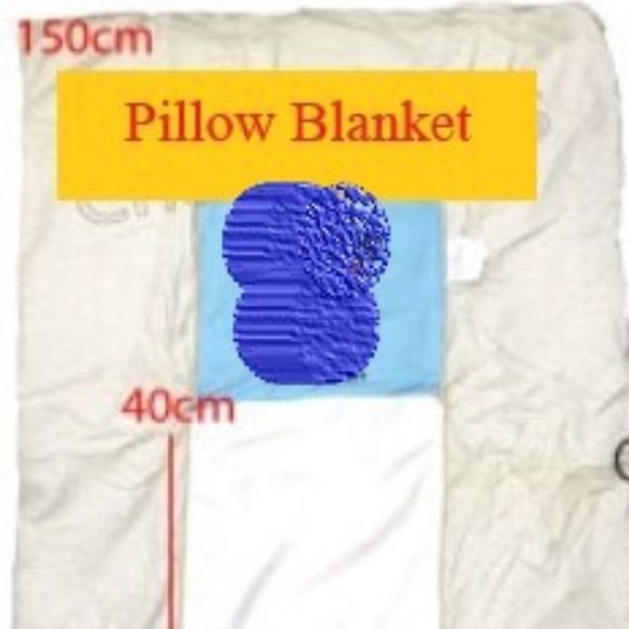 Pillow foldable throw Blanket - Picture 4 of 4